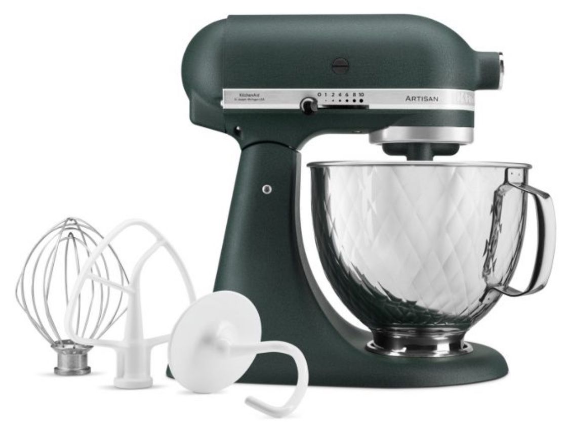 KitchenAid Artisan 5KSM156 Kü­chen­ma­schi­ne mit gesteppter Metallschüssel für 447,95€ (statt 522€)