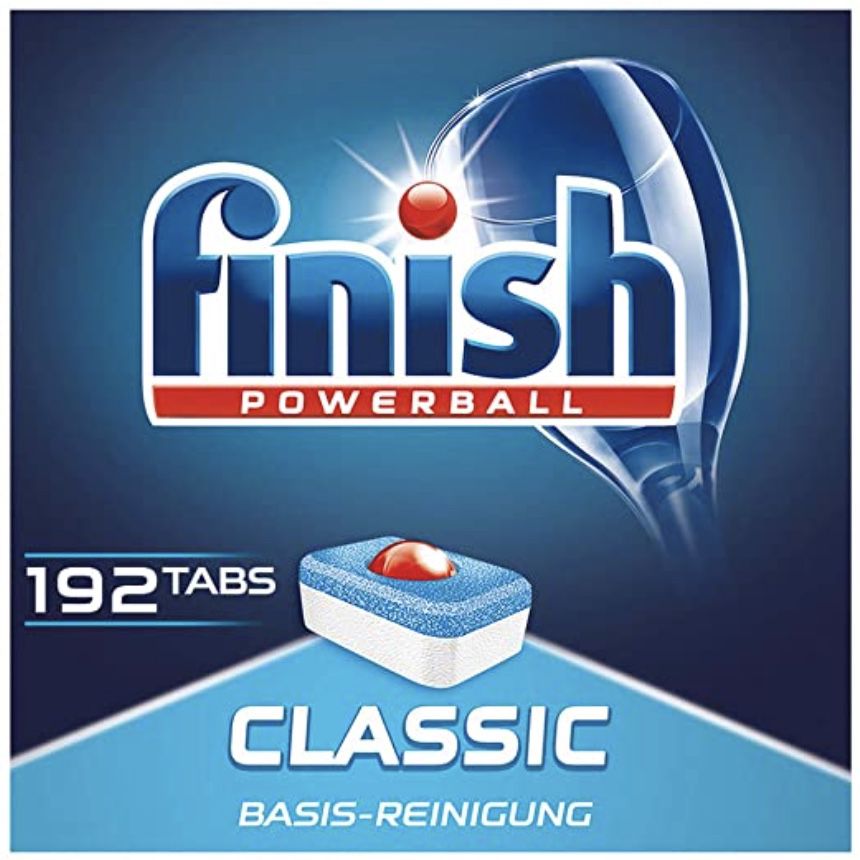 192er Pack Finish Classic Spülmaschinentabs ab 12,91€ (statt 20€) &#8211; Prime Sparabo