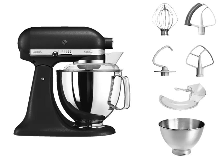 KITCHENAID 5KSM175PSEBK Küchenmaschine Gusseisen 4,8l für 444,54€ (statt 499€)