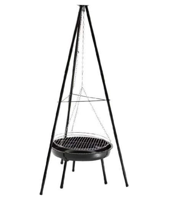 Landmann GRILLCHEF 150cm Holzkohle Schwenkgrill mit Feuerschale für 29,99€ (statt 35€)