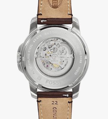 Fossil Grant Automatic Herrenuhr 45 mm mit Lederarmband für 98,99€ (statt 189€)