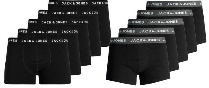 6x Jack & Jones Herren Boxershorts bis 2XL für 26,36€ (statt 34€)
