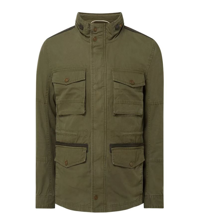 Tom Tailor Fieldjacket aus Bio Baumwolle für 29,99€ (statt 80€)