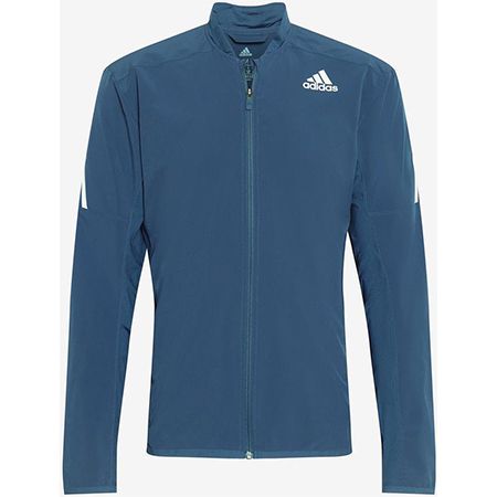 Adidas Performance Sportjacke  AERO  in dunkelblau / weiß für 32,94€ (statt 45€)