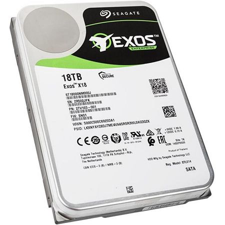 Seagate Exos X X18 (ST18000NM000J) 18TB Sata 3 Festplatte für 407,99€ (statt 474€)