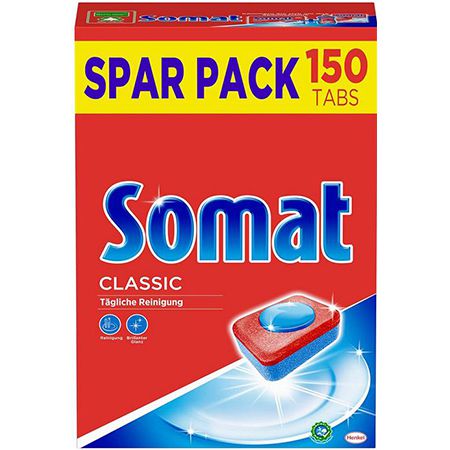 Somat Classic   Spülmaschinen Tabs 150er Sparpack für 10,39€ im Sparabo (statt 14€)