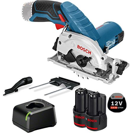 Bosch Akku Kreissäge GKS 12V 26 Professional inkl. 2x 3,0 Ah Akku + Ladegerät für 124,95€ (statt 140€)