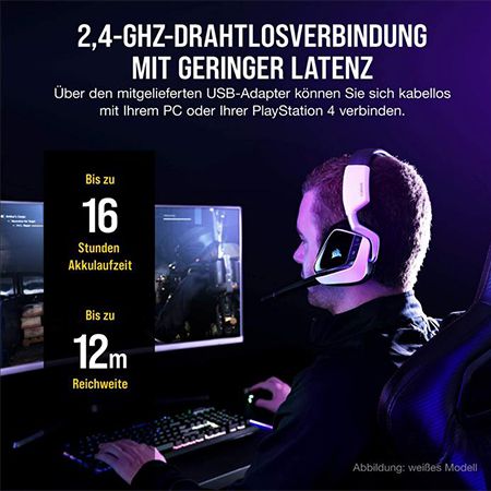 Corsair Void Elite RGB Wireless Gaming Headset für 56,98€ (statt 86€)   Generalüberholt