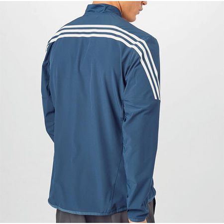 Adidas Performance Sportjacke  AERO  in dunkelblau / weiß für 32,94€ (statt 45€)