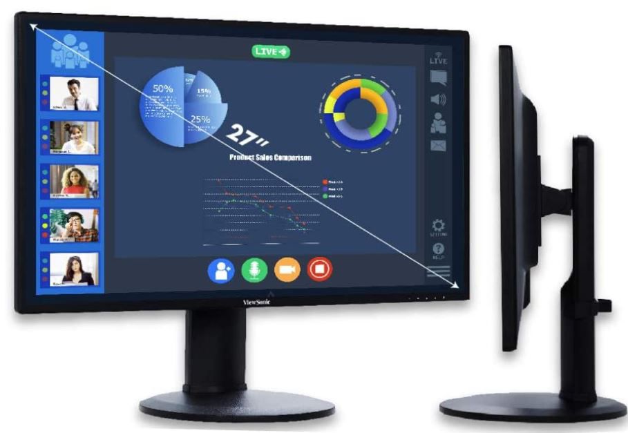 Viewsonic VG2719 2K 27Zoll WQHD IPS Business Monitor für 189,99€ (statt 255€)