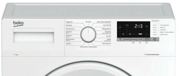 BEKO WML91433NP1 Waschmaschine (9kg, 1400 U/min) für 344,90€ (statt 399€)