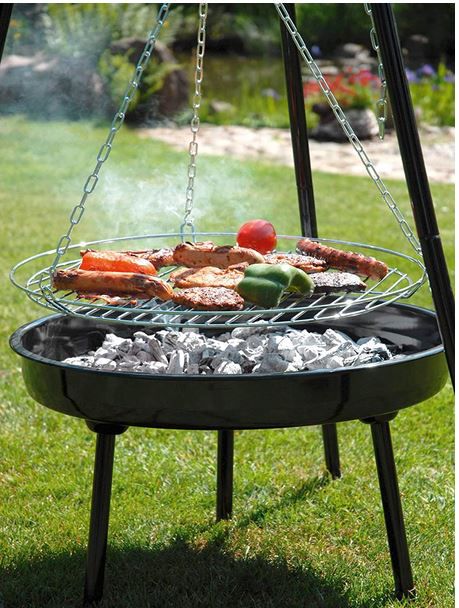 Landmann GRILLCHEF 150cm Holzkohle Schwenkgrill mit Feuerschale für 29,99€ (statt 35€)