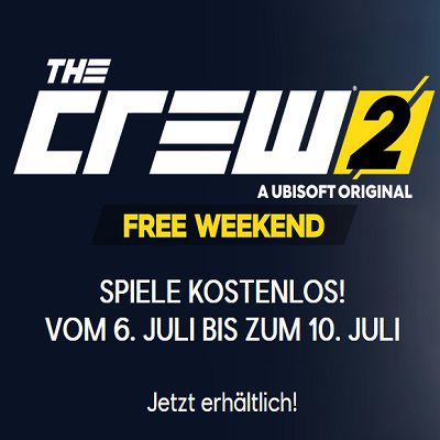 Ubisoft: The Crew® 2 (Playstation, Stadia & PC) bis 10. Juli gratis spielbar (IMDb 6,6/10)