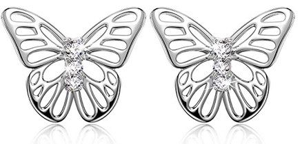 Sellot Halskette oder Ohrringe Schmetterling in je 2 Farben ab 10,99€ (statt 22€)   Prime