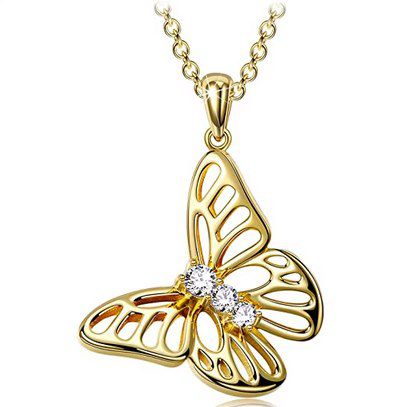 Sellot Halskette oder Ohrringe Schmetterling in je 2 Farben ab 10,99€ (statt 22€)   Prime