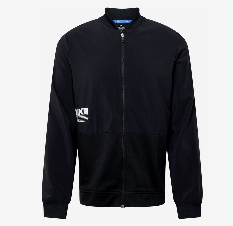 Nike Dri FIT Herren Sweatjacke in Schwarz für 29,90€ (statt 53€)