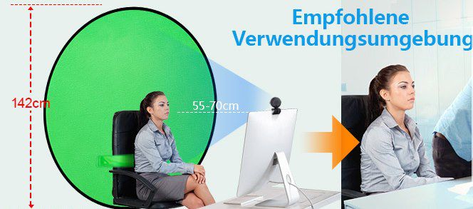 JIGA Greenscreen mit ∅142cm für 16,49€ (statt 30€)