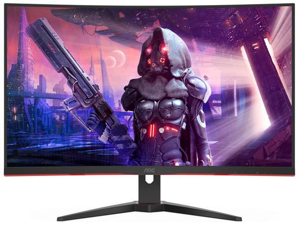 AOC CQ32G2SE/BK   31,5 Zoll Curved QHD Monitor mit 165Hz für 235,29€ (statt 276€)