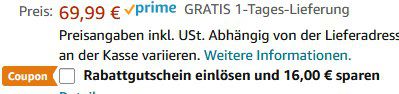 AXLOIE F1   BT5.2 TWS InEar Kopfhörer mit ANC & bis zu 40h Laufzeit für 13,99€ (statt 70€)