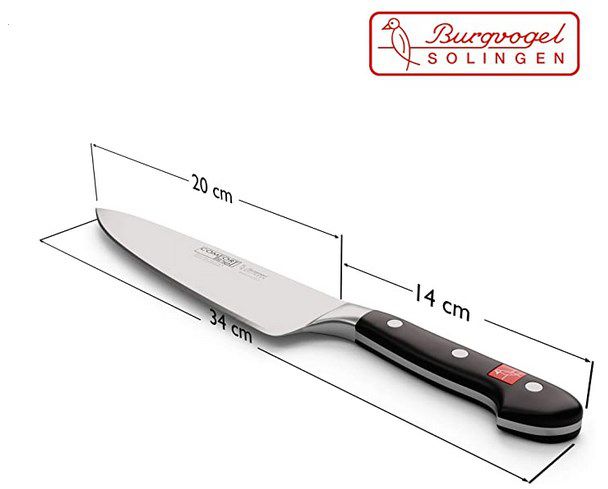 Burgvogel Comfort Line Kochmesser für 50,90€ (statt 66€)