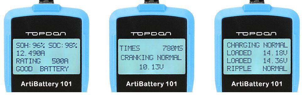 TOPDON AB101 Kfz Batterietester für 38,99€ (statt 50€)