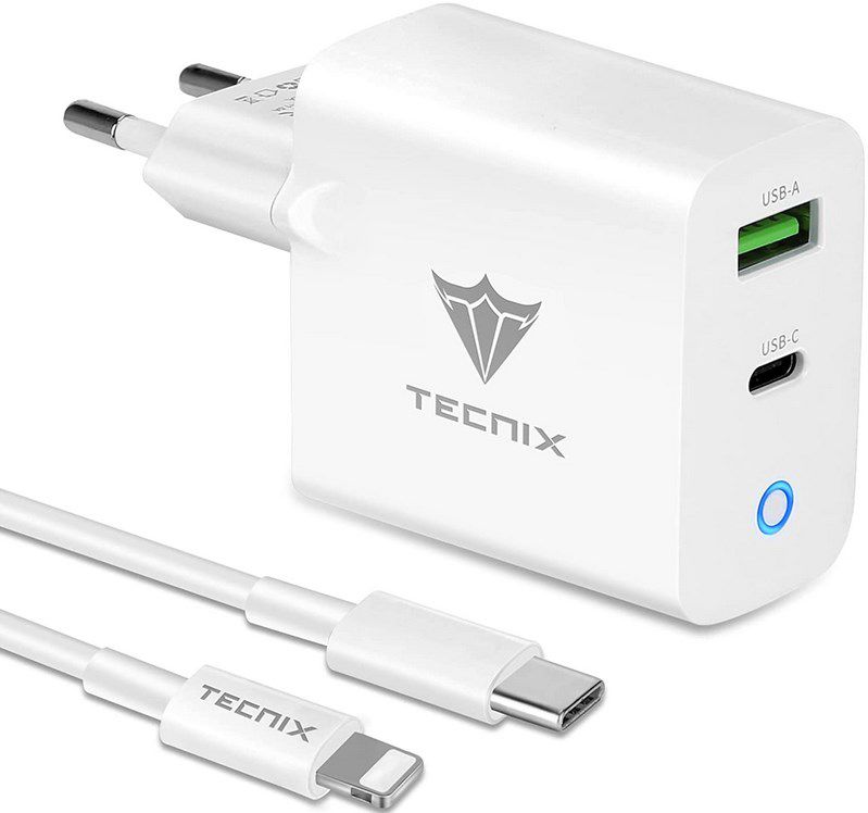 Tecnix USB C Netzteil 20W für 12€ (statt 24€)   Prime