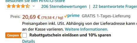 HIYATO LED Schreibtischlampe mit 3 Modi für 10,34€ (statt 20€)   Prime