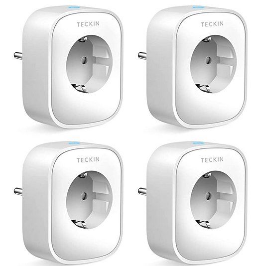 4er Pack TECKIN WLAN Smart Steckdose für 27,99€ (statt 44€)