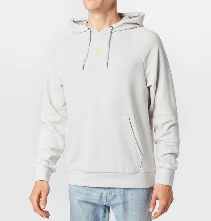 Restposten: Jack & Jones LOOPBACK Hoodie in Hellgrau für 15,90€ (statt 40€)