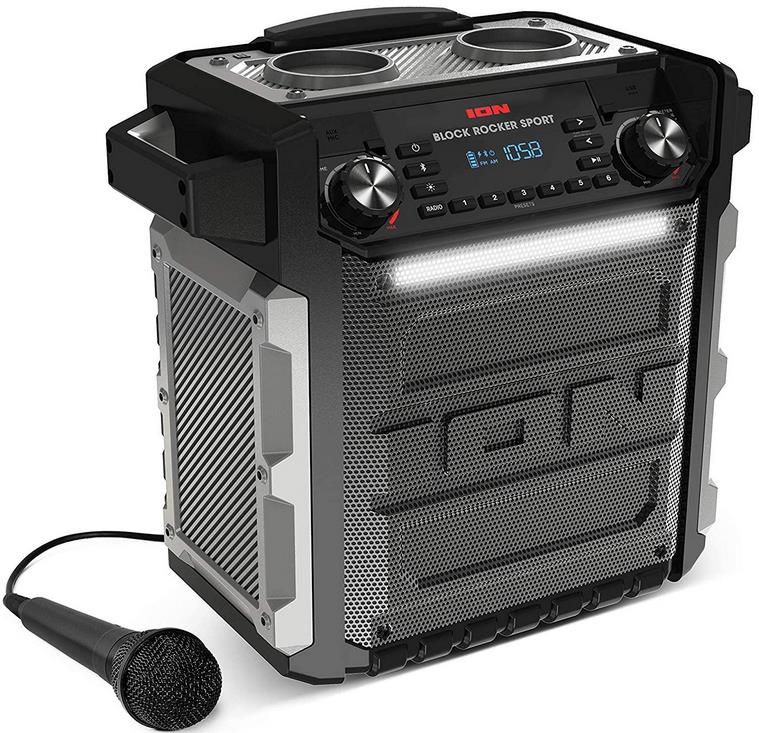 ION Audio Block Rocker Sport   100Watt Bluetooth Party Lautsprecher mit Akku für 93,27€ (statt 205€)