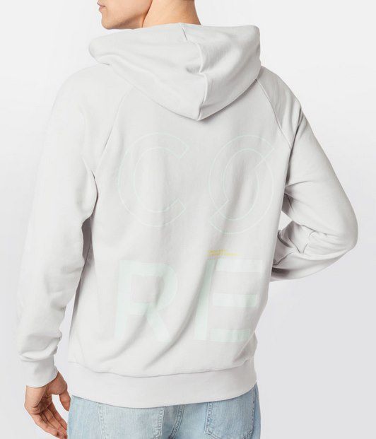 Restposten: Jack & Jones LOOPBACK Hoodie in Hellgrau für 15,90€ (statt 40€)