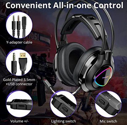 Tronsmart Alpha Gaming Headset mit Geräuschunterdrückung für 17,09€ (statt 39€)