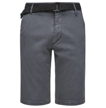 s.Oliver Q/S designed Bermuda Short mit Gürtel in Dunkelgrau für 9,60€ (statt 26€)