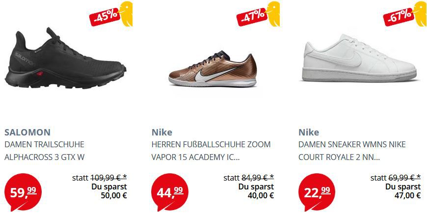 Picksport Restgrößen Sale + 20% Extra Rabatt   z.B. Nike Trainings Hoodie für 36€ (statt 43€)