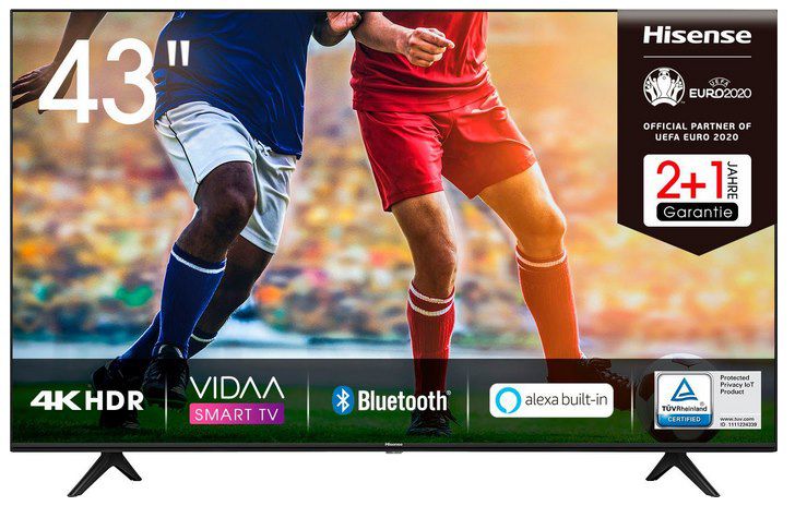 Hisense 43AE7010F 43 Zoll UHD Smart TV für 257,94€ (statt 303€)
