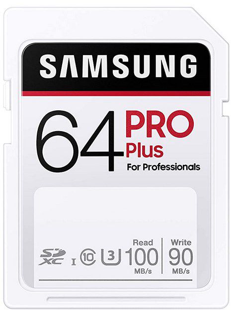 Samsung PRO Plus 64GB SDXC Speicherkarte für 10,98€ (statt 27€)