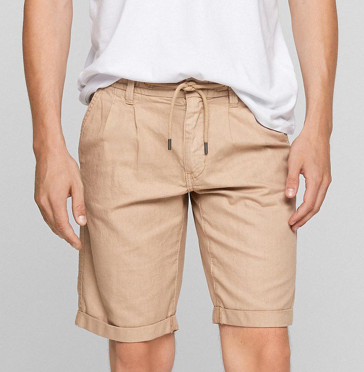 s.Oliver Bermuda aus Leinenmix in Beige für 34,99€ (statt 51€)