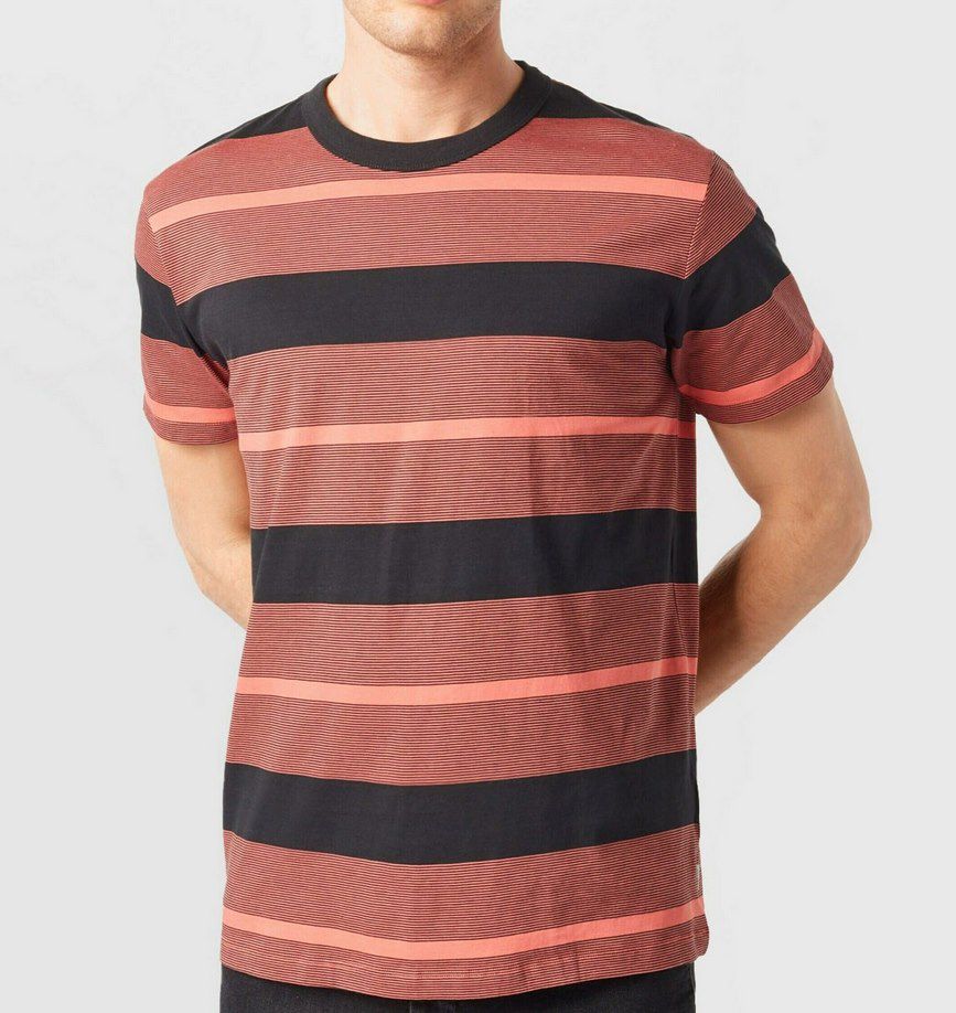 Espirt T Shirt STRIPED in Coral Red für 7,45€ (statt 18€)