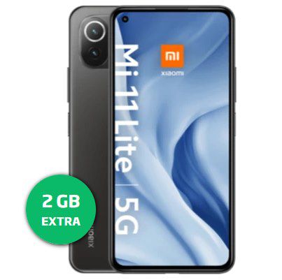 Xiaomi Mi 11 Lite 5G für 1€ + o2 Allnet Flat von Blau mit 10GB LTE für 15,99€ mtl.