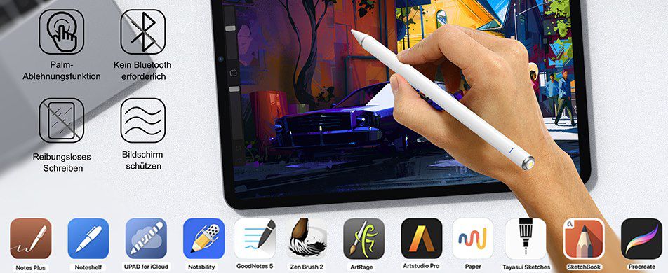 Zspeed Stylus Pen (3.Gen) für iPad für 13,89€ (statt 28€)   Prime