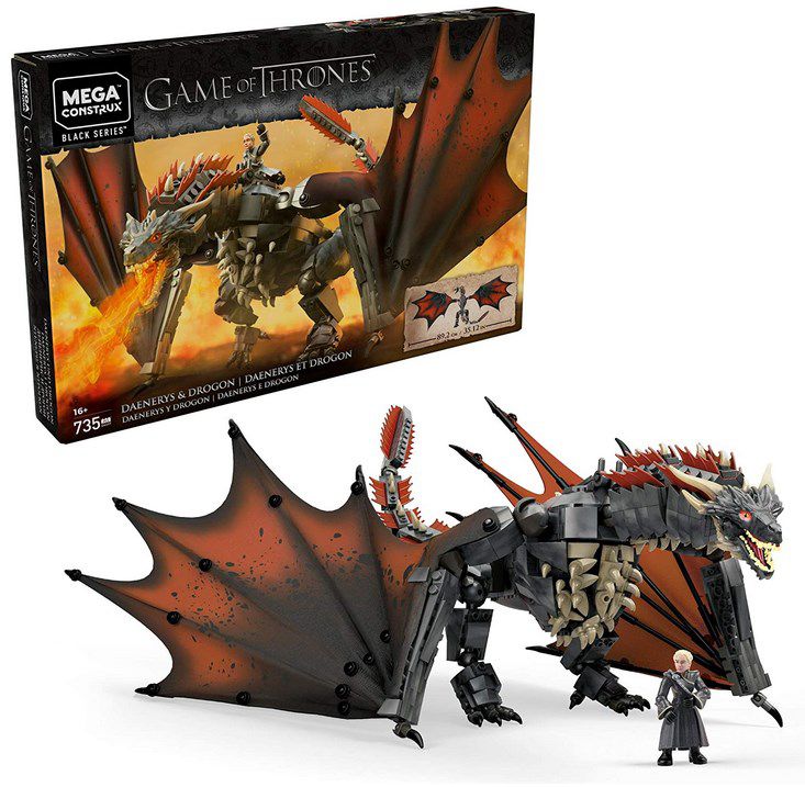 Mega Construx GKG97   Game of Thrones Daenerys und Drogon für 30,83€ (statt 48€)