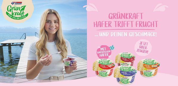 Vegane Joghurt Alternative von Bauer gratis ausprobieren