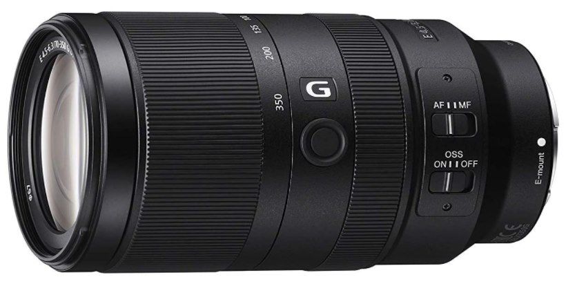 Sony E 70 350mm f/4.5 6.3 G OSS Super Telezoom Objektiv für 570,59€ (statt 640€)