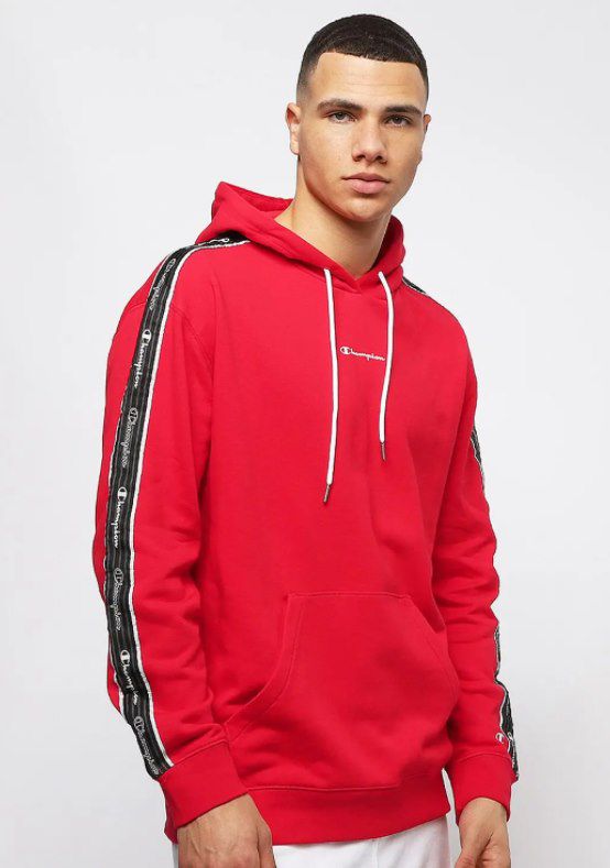 Champion LEG American Classics Hooded Sweatshirt in rot für 22,50€ (statt 42€)