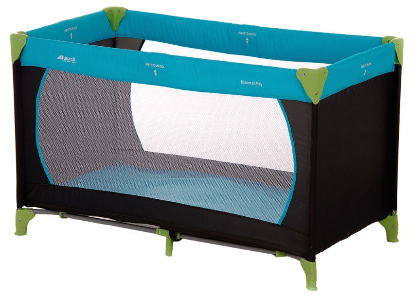 Hauck Dream N Play Reisebett ab Geburt bis 15 kg, 120 x 60 cm, faltbar für 25,49€ (statt 30€)