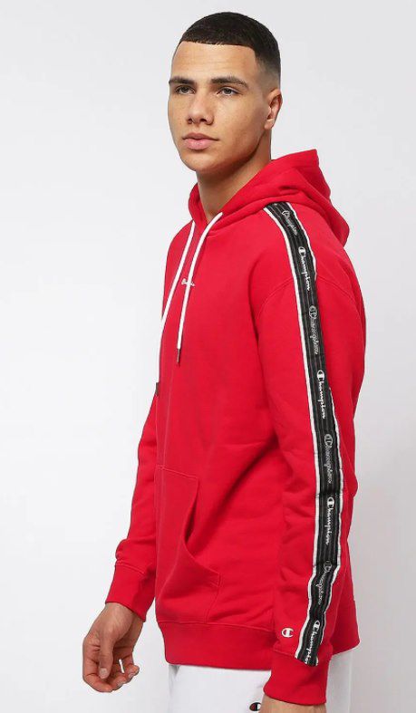 Champion LEG American Classics Hooded Sweatshirt in rot für 22,50€ (statt 42€)