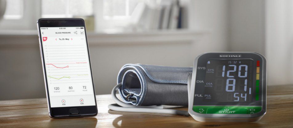 Soehnle Systo Monitor Connect 400 Oberarm Blutdruckmessgerät mit Bluetooth für 40,90€ (statt 56€)