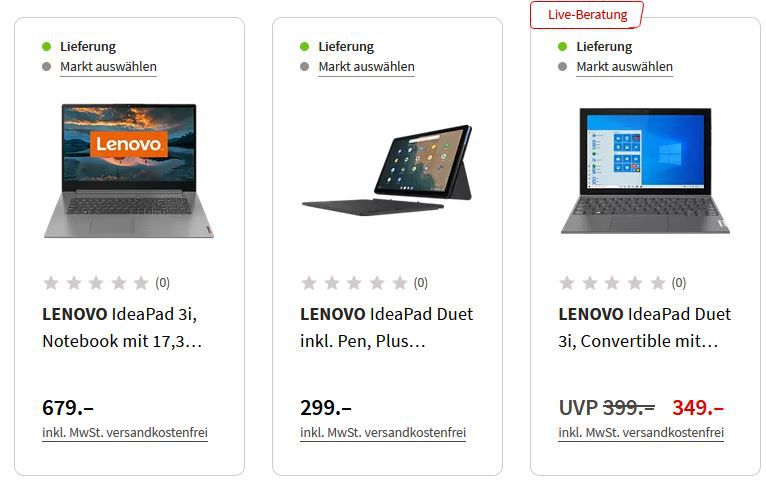 Media Markt Mega Marken Sparen: günstiges von Razer, Lenovo und Motorola