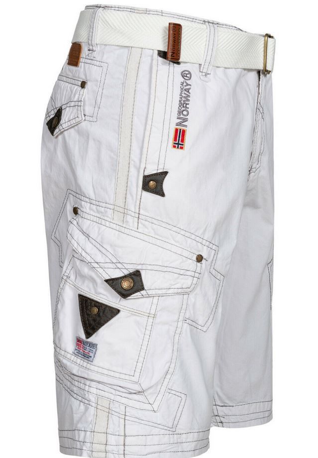 Geographical Norway GNPEANT Herren Cargo Shorts mit Gürtel für je 37,90€ (statt 45€)