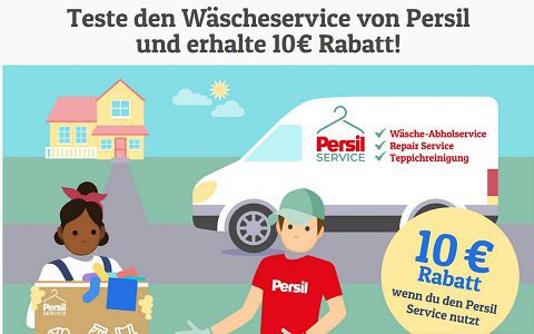 Frag Team Clean: 10€ Gutschein für Persil Wäsche Service